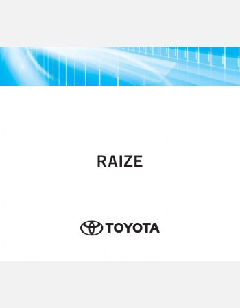 toyota raize hybrid 2022 2023 2024 owners manual